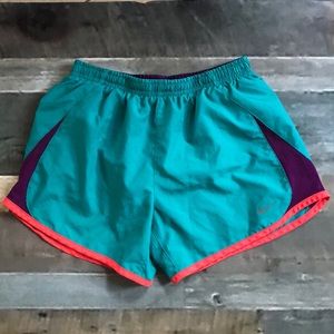 Nike teal running‎ jogging shorts